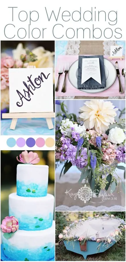*click here* for Top wedding color combinations