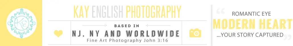 New Jersey Wedding Photographer – Kay English Photography logo
